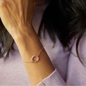 NWT Adore SWAROVSKI Organic Circle Bracelet